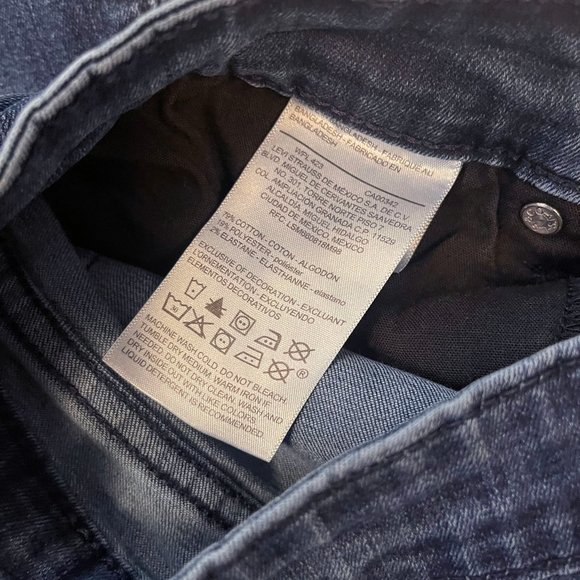 Levi's Denizen Denim Skinny Jeans - 34x30 - Picture 5 of 6